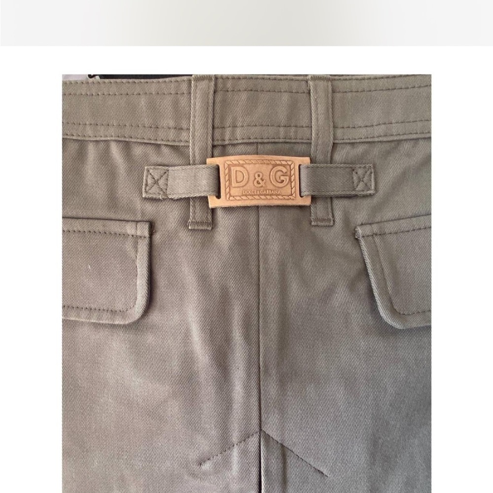 NWT Dolce & Gabbana D&G Olive skirt size 46 US 10 - Picture 4 of 5